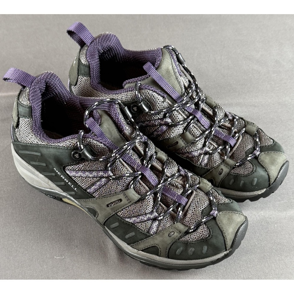 Merrell Shoes Womens Size 10 Black Siren Sport Hiking Sneakers Vibram Trail